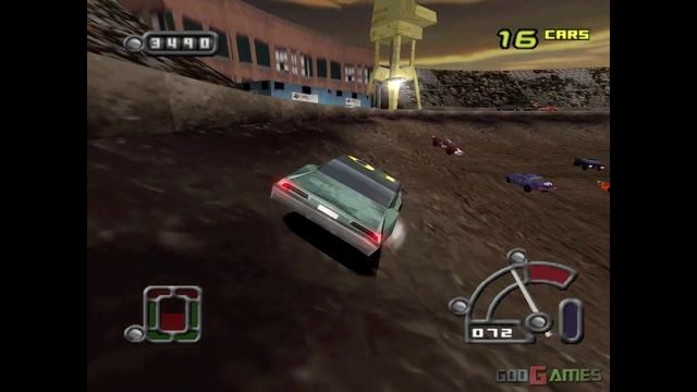 Destruction Derby Raw - Gameplay PSX (PS One) HD 720P (Playstation classics) смотреть онлайн