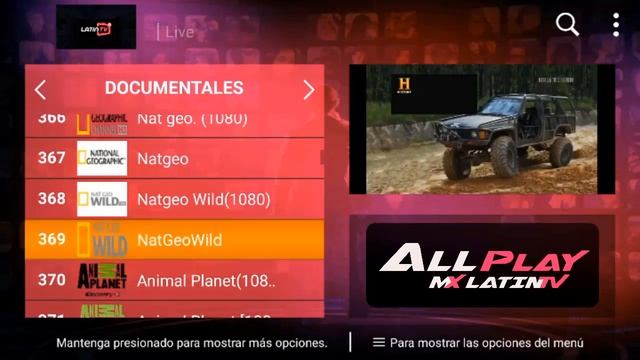 Latin TV - Android Tv Box , FireTV - IPTV Premium + De 3000 Canales, Peliculas Y Series.