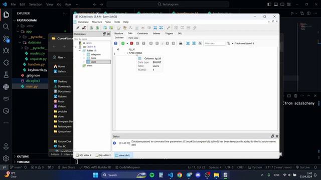 Телеграм Магазин на P Y T H O N