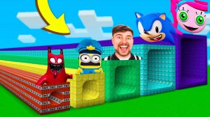 ДЛИННЫЕ КРУГЛЫЕ ТОННЕЛИ В МАЙНКРАФТ ЗОМБАК