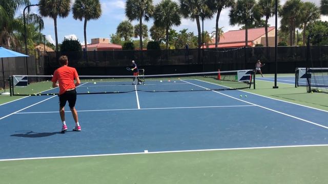 High Performance Tennis Training with ATP / WTA Coach Brian Dabul / Developing professional players смотреть онлайн