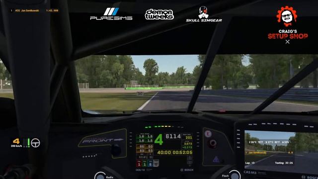 iRacing - 22S3 - Corvette C8.R - Euro Sprint Series - Monza - Jan смотреть онлайн
