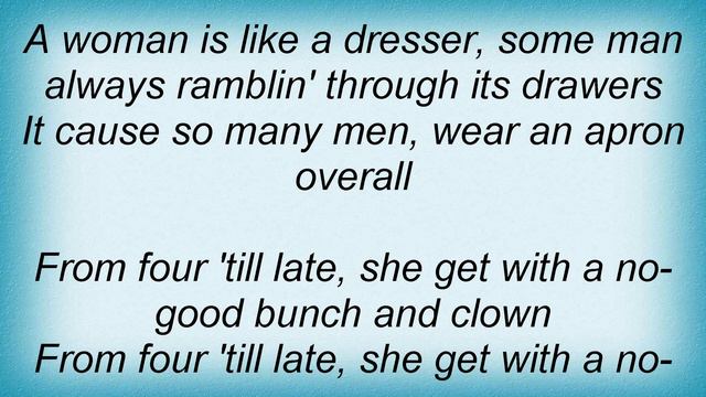 Robert Johnson - From Four Till Late Lyrics смотреть онлайн