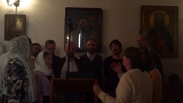 Вечерня на русском языке и общая исповедь. 18.09.21 Пряма... смотреть онлайн