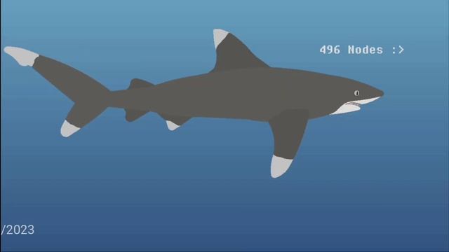 Oceanic White Tip Shark Stk [Stick nodes] смотреть онлайн