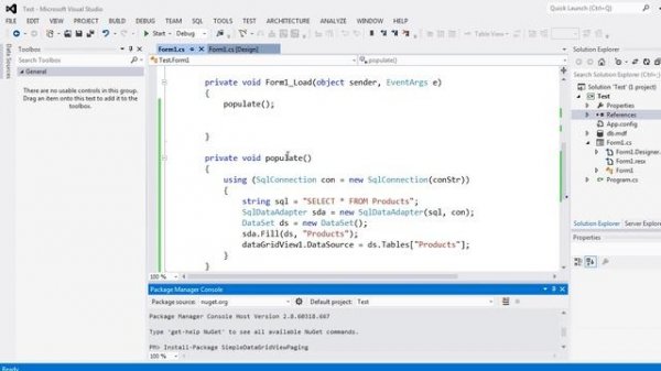 C# DataGridView Pagination Tutorial