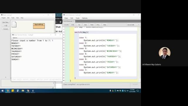 Java If-Else and switch - Numbers (1-7) to Day(words) (Bisaya) Part 2 смотреть онлайн