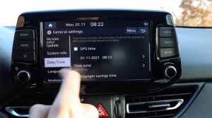 Hyundai i30 - Clock Setting