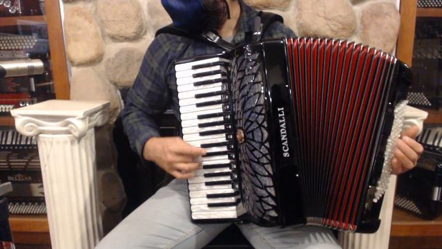 SCANAIRIHBK - Black Scandalli Air I Piano Accordion LMMH 37 96 $5499 смотреть онлайн