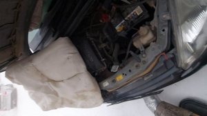 Отогрев Тойота Пассо в -50 в Якутии