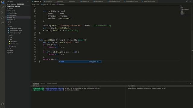Go Lang : Creating a MySQL Database Connection смотреть онлайн