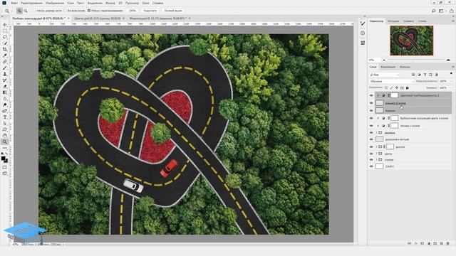 Создаём в фотошопе коллаж «Любовь повсюду» 2 720p смотреть онлайн