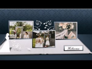 «Свадебный альбом 3D» - шаблоны слайд-шоу