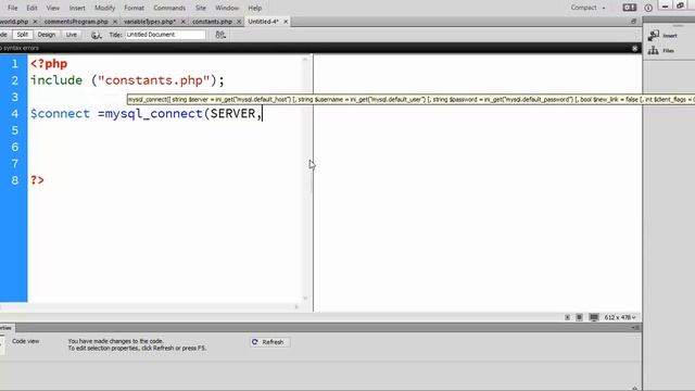 SESSION NO 4 CONSTANTS IN PHP смотреть онлайн