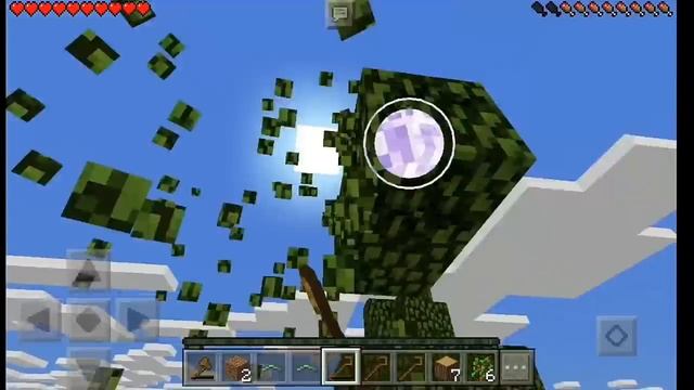 #3 Добыча булыжника | Первое железо | От блока земли до кванта | Скайблок с модами в Майнкрафт ПЕ смотреть онлайн