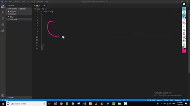 انشاء كائن في جافا سكربت | create class javascript смотреть онлайн