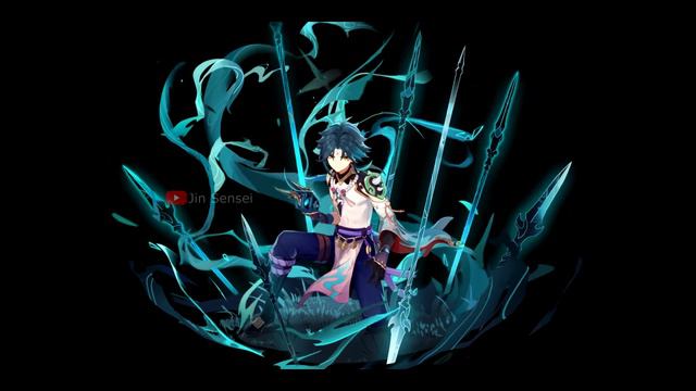 Xiao animated image and theme 1 hour Genshin impact смотреть онлайн