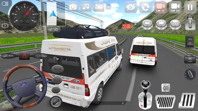 Ford Transit Trip to Thành Phố Part 3 | Minibus Simulator Vietnam #8 смотреть онлайн