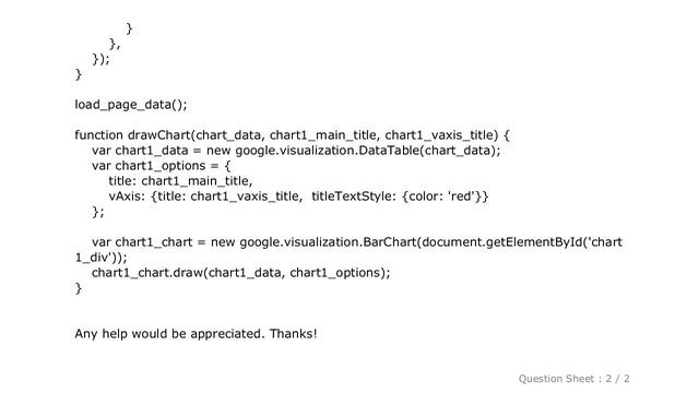 jQuery : Redraw Google Chart after every Ajax call смотреть онлайн