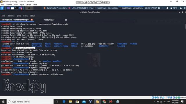 How to find subdomain using Knock смотреть онлайн