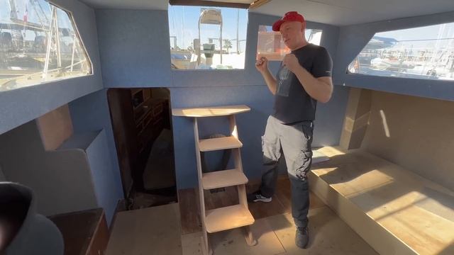 Салон яхты до и после ремонта. Самый простой и быстрый способ ремонтировать яхту. смотреть онлайн