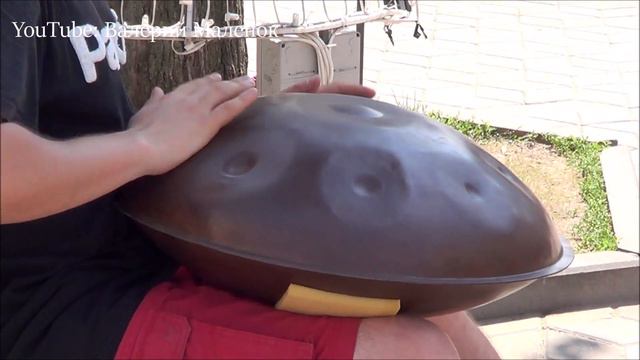 Экзотический хэндпан на улице!