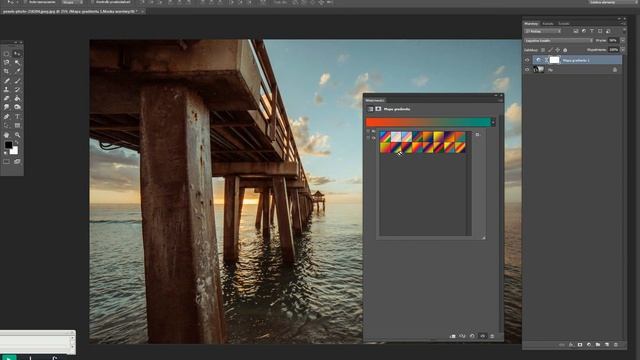 Photoshop mapy gradientu tutorial смотреть онлайн