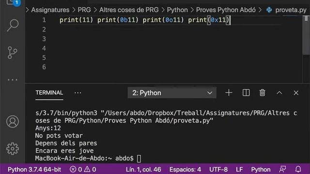 PRG 2020 vesp 05. Introducció a Python смотреть онлайн