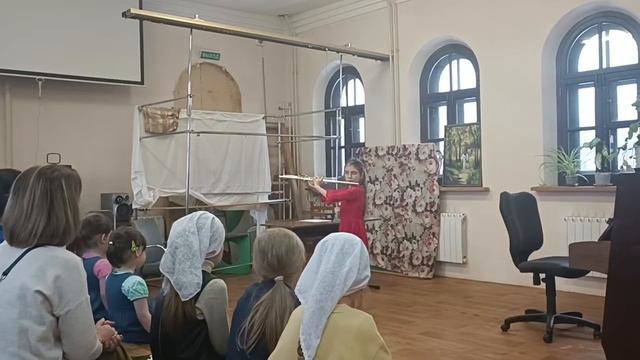 Захарова Мария, 9 лет. Концерт в воскресной школе Храма Серафима Саровского, Голицыно. смотреть онлайн