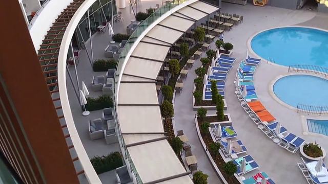 Вид с номера отеля Xoria delux 5* смотреть онлайн