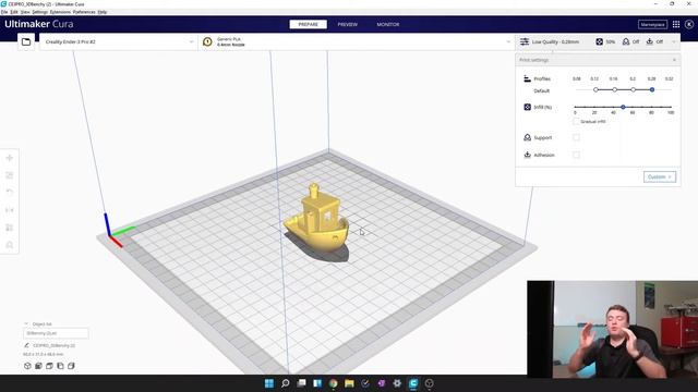 Ultimaker Cura QUICK and EASY Beginner Tutorial смотреть онлайн