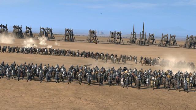 3,600 Armored Axe Men Vs 60 Heavy Trebuchet | Total War Rome 2 | 1100 AD смотреть онлайн