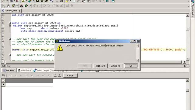 create view in oracle , force view смотреть онлайн