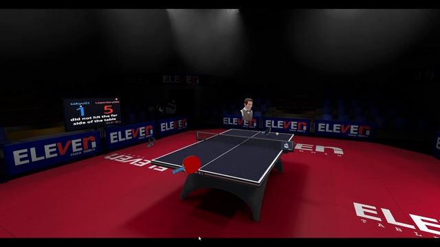 table tennis legendary(88) level [Eleven: Table Tennis VR]【005】 смотреть онлайн
