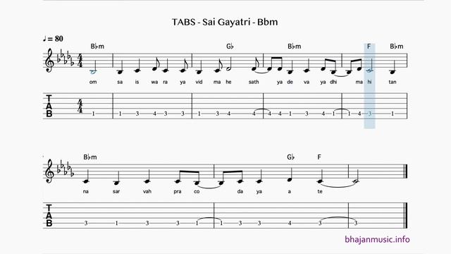 Sai Gayatri Mantra chords, guitar tabs & lyrics - Bbm смотреть онлайн