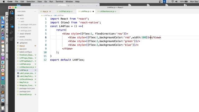 React Native - 4.4 - Flex, Width, Height смотреть онлайн