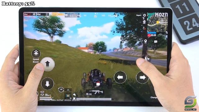 Samsung Galaxy Tab S7 FE test game PUBG Mobile | Snapdragon 750G смотреть онлайн