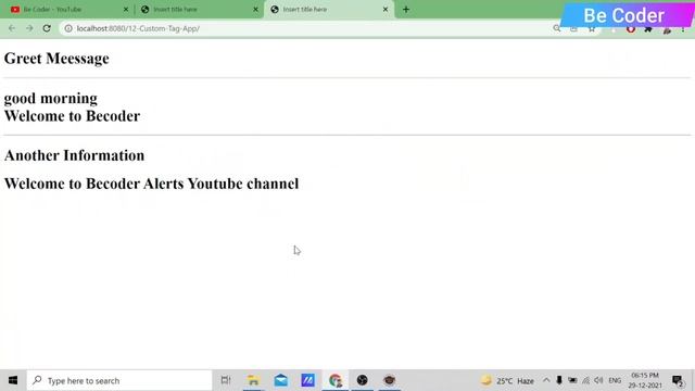 #24 Custom tags with Attributes in JSP | Advance Java Servlet Jsp Tutorial смотреть онлайн