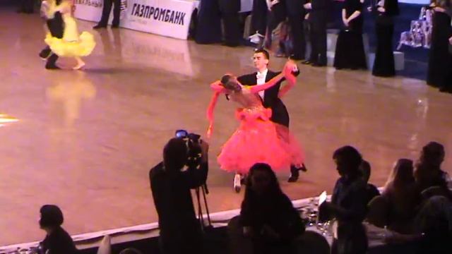 Юрченко Максим - Бирюкова Полина Чемпионат РТС Молодежь-2 Стандарт 1/2 Венский Вальс смотреть онлайн