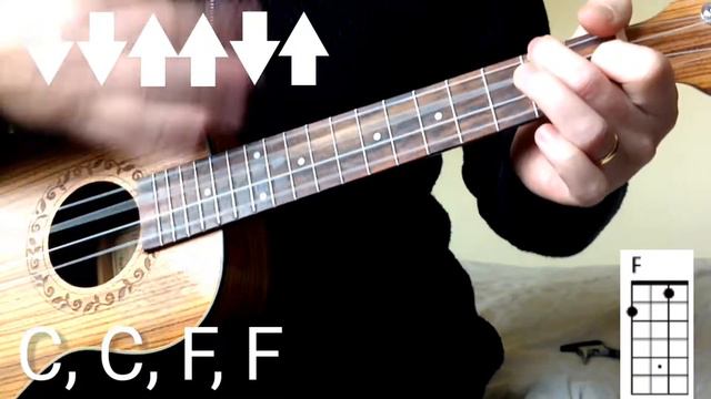 Use Somebody - Kings of Leon ukulele tutorial / play-a-long смотреть онлайн