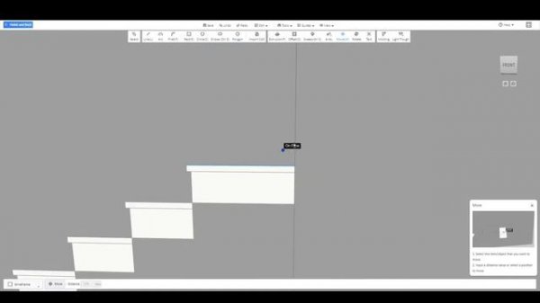 Quick way to make simple stairs in homestyler