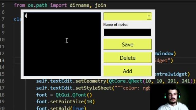 WRITE AND SAVE YOUR TEXT / Development of desktop apps on Python смотреть онлайн