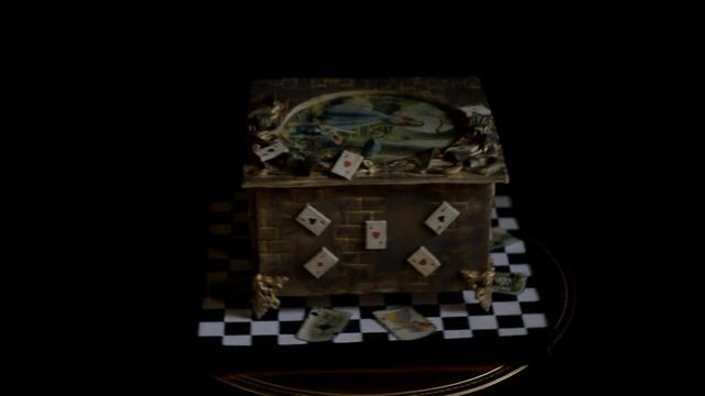 Торт шкатулка Ирины Козловой. Алиса в стране чудес. смотреть онлайн
