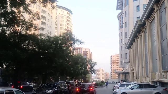 Azerbaijan - Walking In Center Of Baku  2022 Samad Vurgun Street Azerbaycan Vlog  Азербайджан.Баку