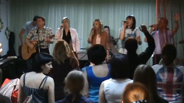 Горловская христианская церковь "Господня земля" 5-05-2013 Пасха. смотреть онлайн