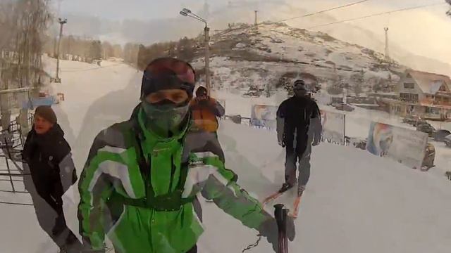 Клип горные лыжи Абзаково 2012 смотреть онлайн