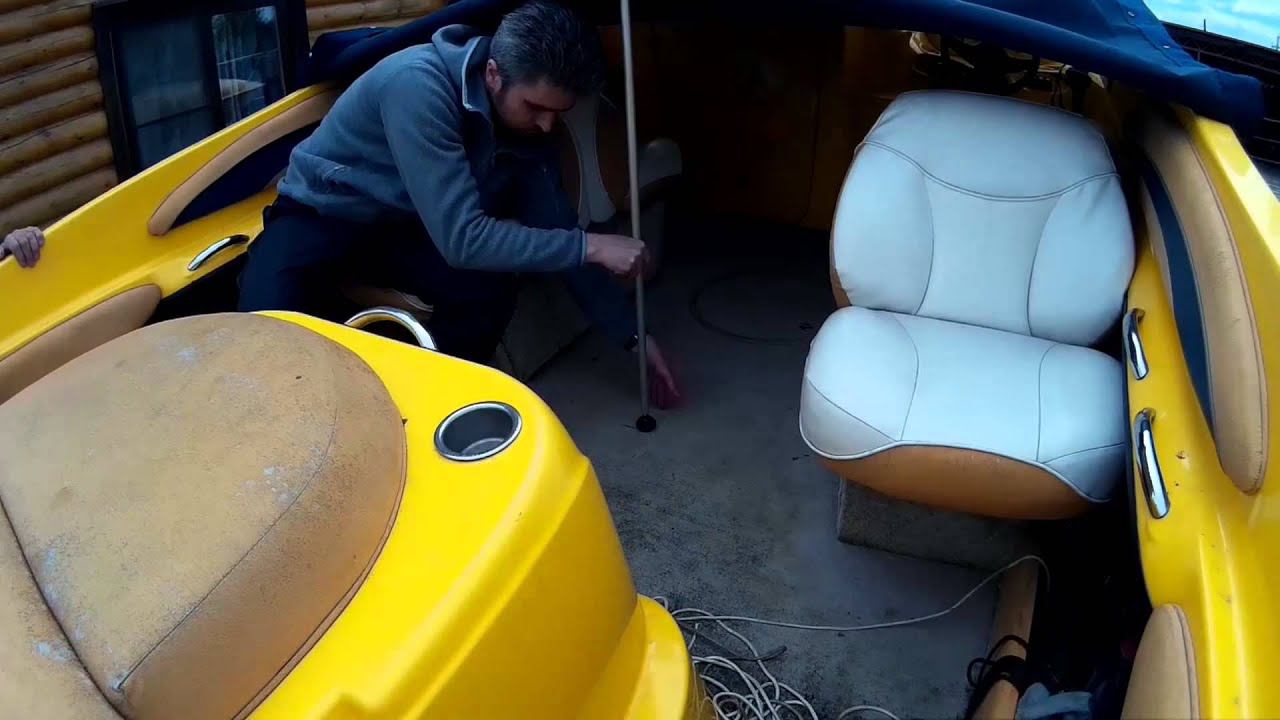 Установка стояночного тента на катер смотреть онлайн