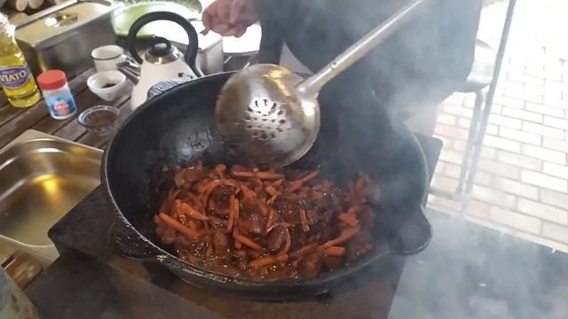 Ферганский плов. Подробный и быстрый рецепт. смотреть онлайн