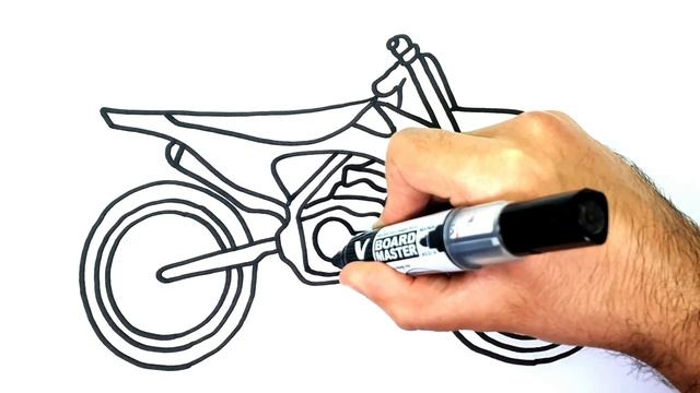 HOW TO DRAW A DIRT BIKE EASY смотреть онлайн