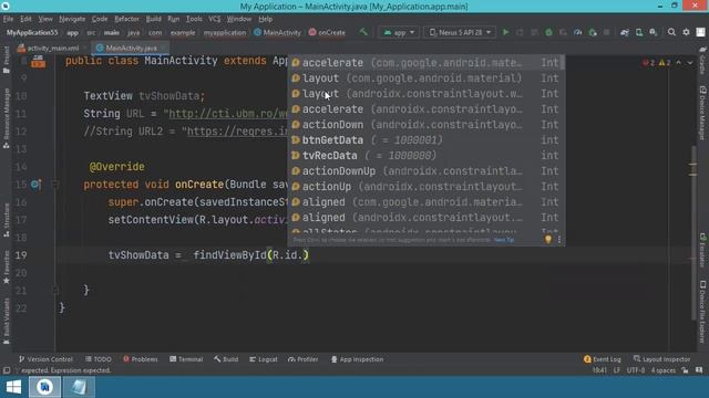 030 - Simple Http request using OkHttp in Android Studio - the easy way - complete app example смотреть онлайн
